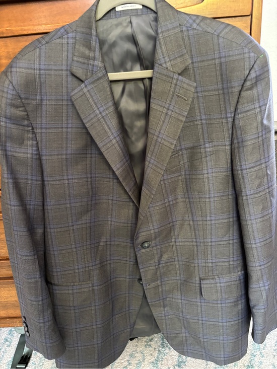 Peter Millar Other - Peter Millar Sport blazer Mens 44R Wool Plaid Blazer Blue Canada Old Money Ivy